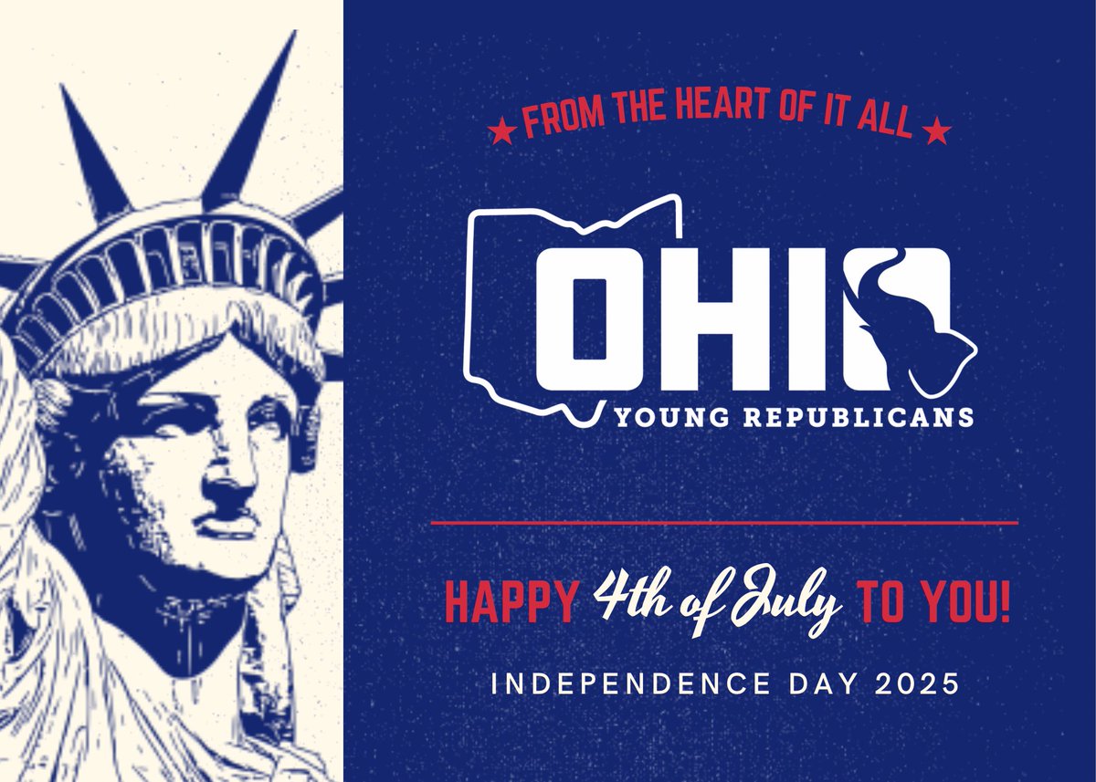 From all of us at Ohio Young Republicans wishing everyone a Happy 4th of July! 

249 years of being the best country in the world!
