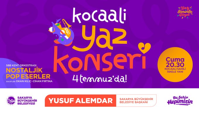 Kocaali Yaz Konserinde Nostaljik Pop Akşamı
