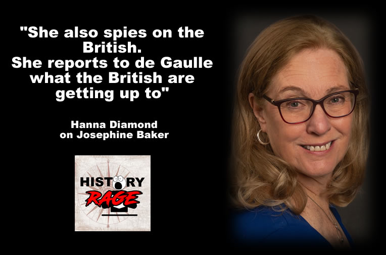 History Rage Podcast (@historyrage) on Twitter photo 🚨 THIS WEEK TO PATREON AND APPLE SUBS🚨 She sang, she danced... and she spied on the British 🇬🇧😳 Josephine Baker’s loyalty to Free France meant even allies weren’t off limits.
🎤 Prof. <a href="/hannaediamond/">Hanna Diamond</a>
#WWII #Declassified #JosephineBaker #HistoryUntold
Listen now 🎧 🚨 THIS WEEK TO PATREON AND APPLE SUBS🚨 She sang, she danced... and she spied on the British 🇬🇧😳 Josephine Baker’s loyalty to Free France meant even allies weren’t off limits.
🎤 Prof. <a href="/hannaediamond/">Hanna Diamond</a>
#WWII #Declassified #JosephineBaker #HistoryUntold
Listen now 🎧