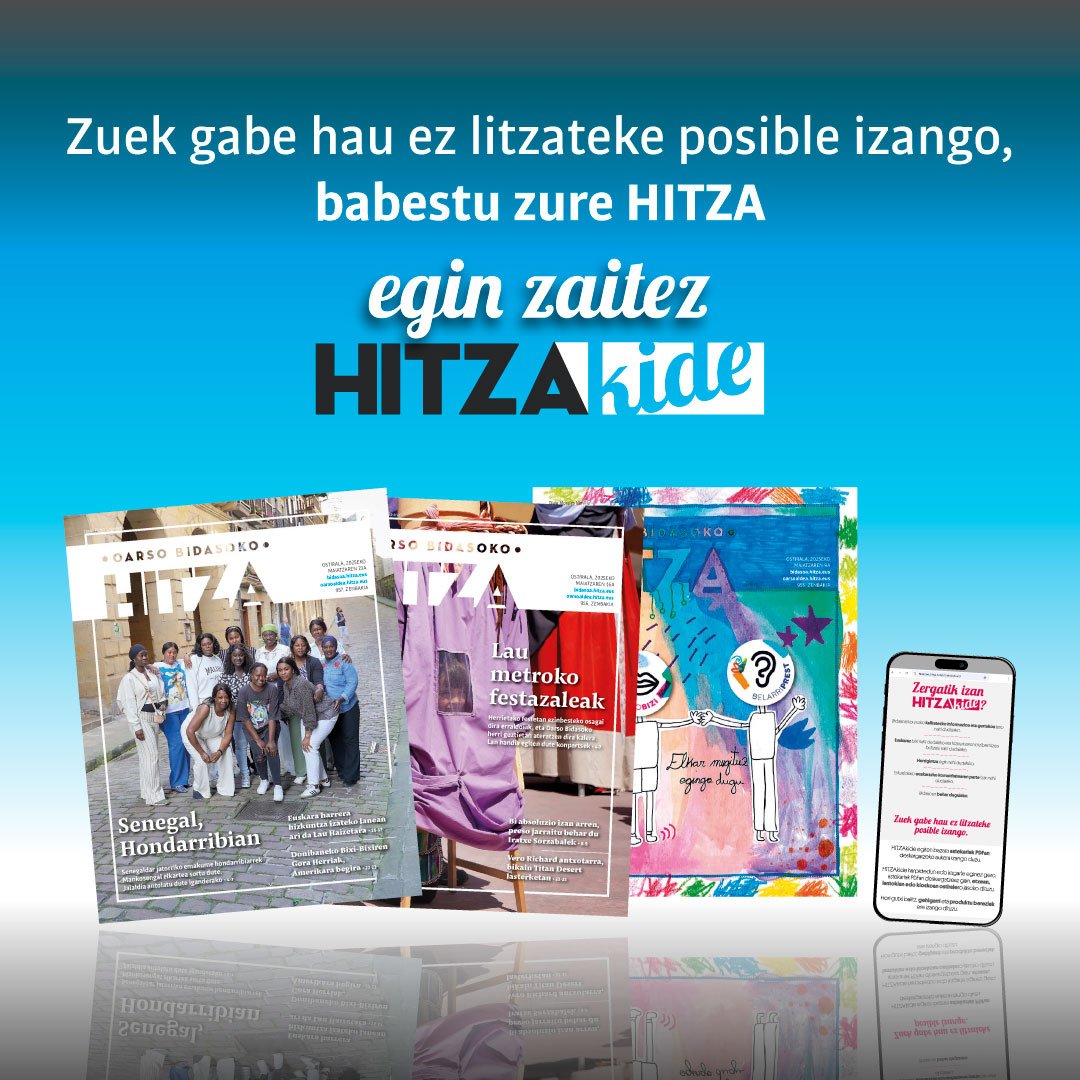 TXOKO GUZTIAK ZURIZ ETA GORRIZ

Gaur hasi eta asteartera arte Pasaiako udako hirugarren festetan murgilduko dira antxotarrak. Egitarauaren barruan, askotariko 80 ekitaldi.
Hemen duzue HITZAk astekarirako prestatutako gehigarri berezia, deskargatzeko hemen:
oarsoaldea.hitza.eus/oarsoaldeko-he…