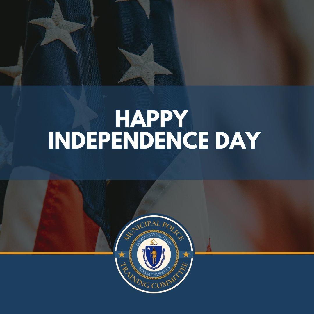 MassMPTC's tweet image. Honoring Independence Day ❤️🤍💙
On this Fourth of July, the MPTC celebrates the freedoms and values that unite us as a nation. The MPTC honors those who serve and protect our country and communities, ensuring safety for all.
Wishing everyone a safe and happy independence day!