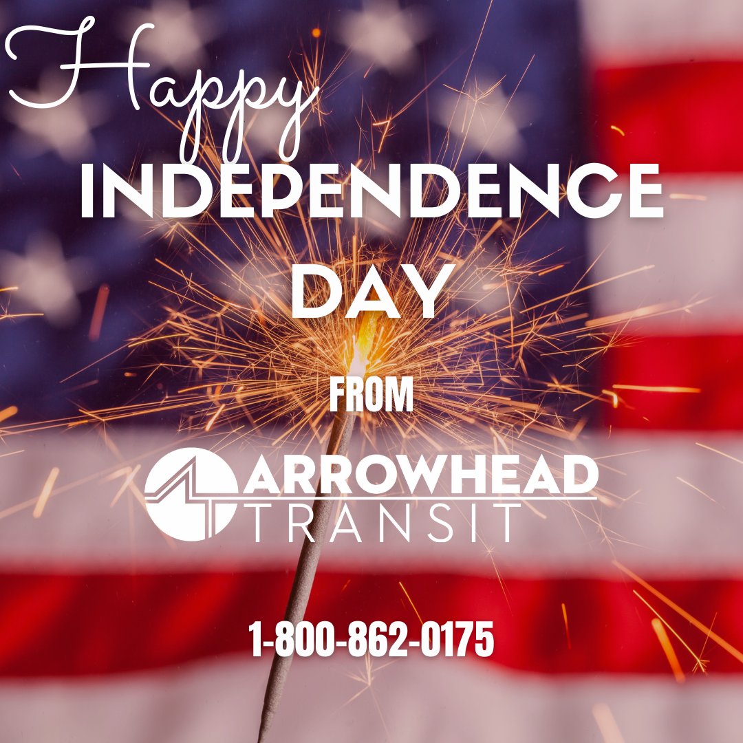 ARWHDTransitMN's tweet image. Happy 249th America!

Our buses will not run today in observance of Independence Day.

#ArrowheadTransit #RuralPublicTransit #UpNorthMN