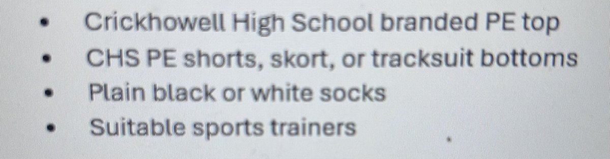 crickhowellhs's tweet image. *Uniform update!
Due to continued, warm weather for the next two weeks and listening to βLearner Voiceβ, we have decided to allow the School, official PE kit to be worn until the end of Term.
We ask parents/carers to support us in ensuring the correct kit is worn. Diolch!
