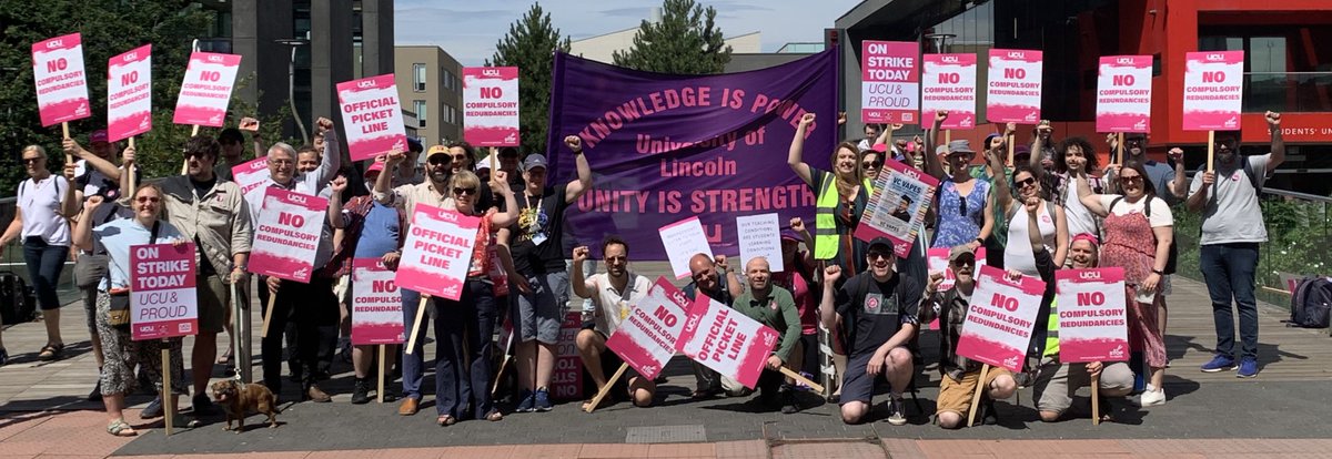 Huge picket at Lincoln University💪

Time for management to listen to our members: Stop the cuts!