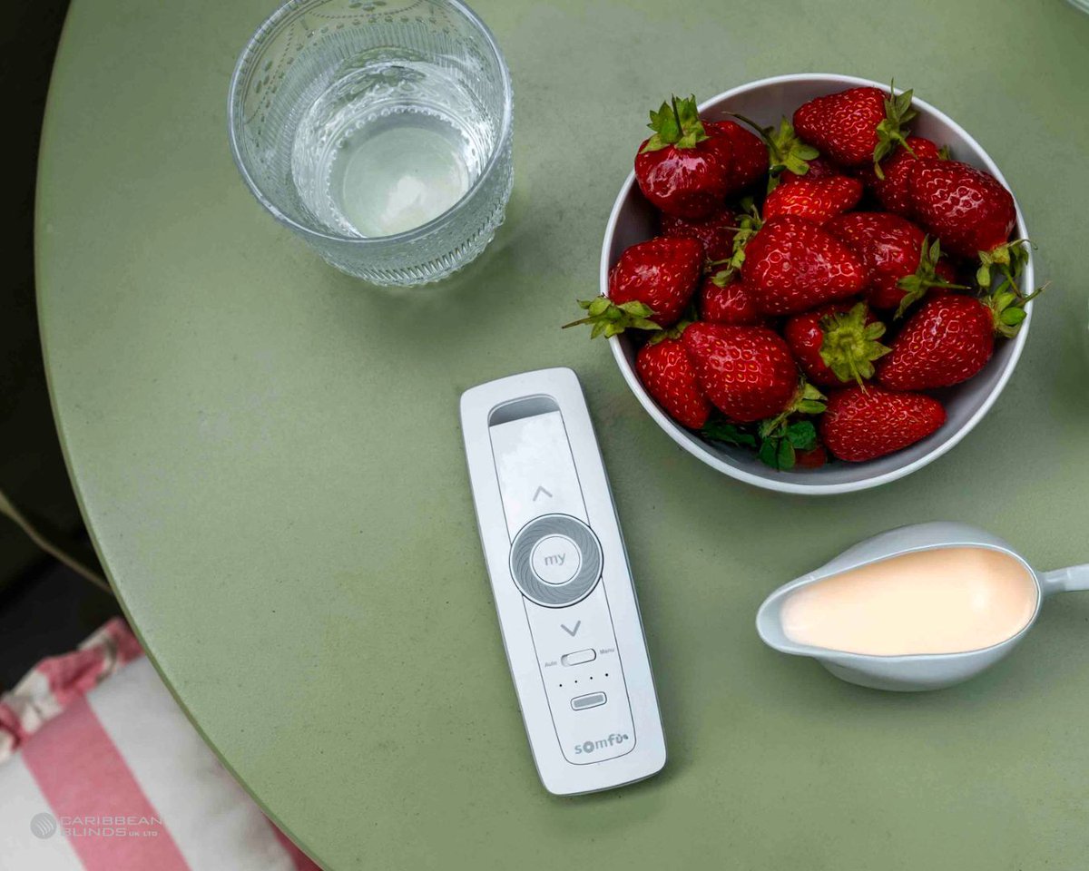 Wimbledon season = strawberries, cream, and sunshine!🍓
Serve up the perfect summer moment in your own garden. Whether you're watching the tennis or or simply relaxing outside, do it in comfort and style #wimbledon #externalshading #outdoorliving #caribbeanblinds