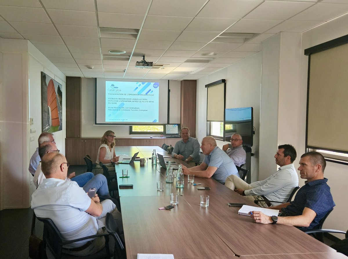 🚧 ♻️CanaCycle poursuit son lancement : présentation de l’opération côté Auvergne !

🔎 Président de la commission Environnement des <a href="/Canalisateurs/">Les Canalisateurs</a> , Michel Réguillon a récemment présenté le concept aux entreprises auvergnates : CanaCycle est le premier dispositif national dédié