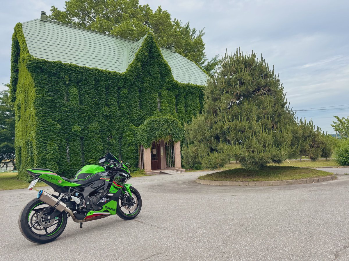 なんだろう、土日の天気…🤔💭
明日は、off日かな🏍
 #りんご資料館 #グリーン🟢