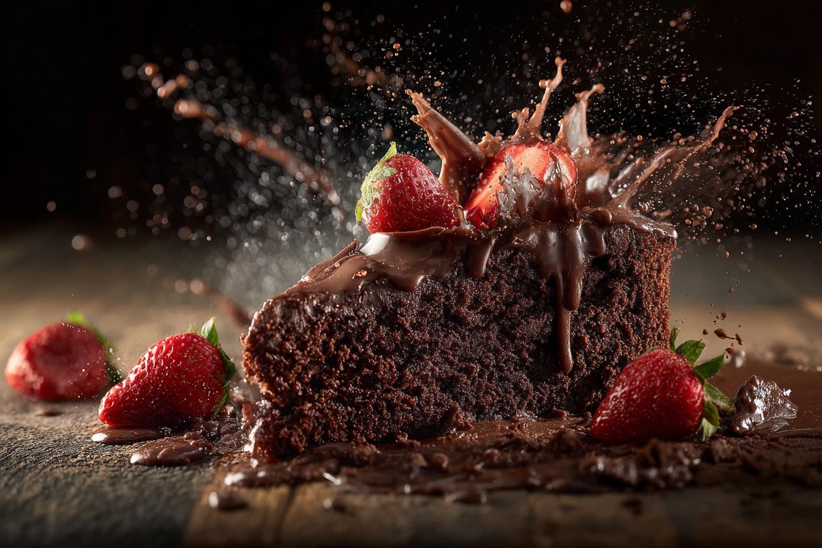 azed_ai's tweet image. Prompt share: Food photography

💬Prompt:
Advertising-style food photography of [subject 1] arranged on a rustic table, with [subject 2] floating above in mid-air and a splash of [subject 1] frozen in motion. High-resolution photo manipulation with selective soft focus, clean…