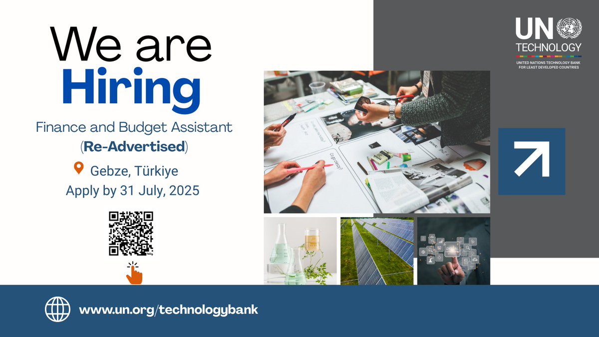 🚀 We’re #hiring!

Join our team as a Finance and Budget Assistant (Re-Advertised) based in Gebze, Kocaeli.

An excellent opportunity to grow your career in financial management and support impactful programmes. We encourage you to apply or share this opportunity with your