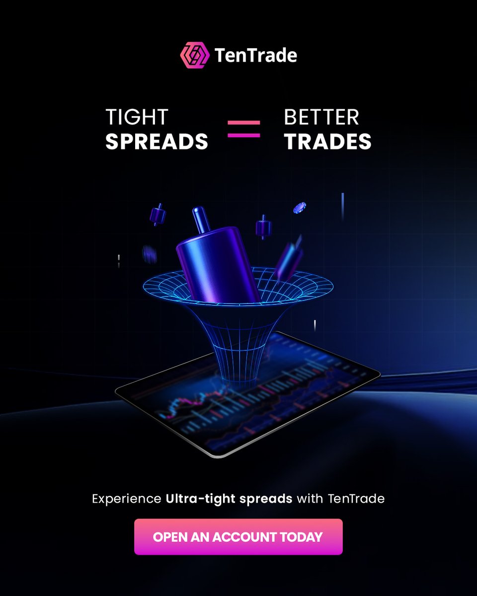 Say goodbye to wide spreads and hello to better trades. With TenTrade, every pip counts.

Ultra-tight spreads = more room to win. Your next trade deserves better conditions.

Tap the link Bit.ly/TenTrade to get started.