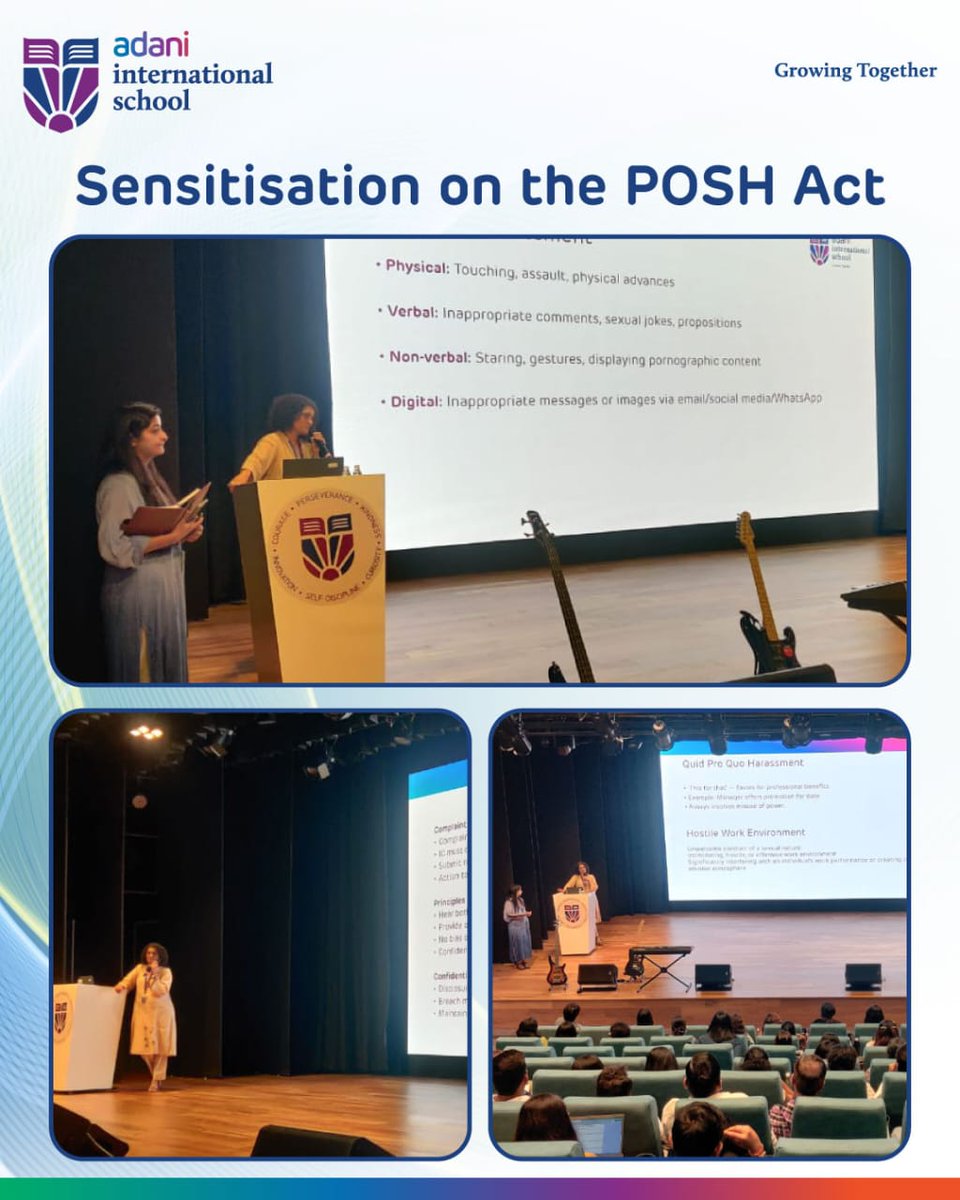 Adani International School tweet media