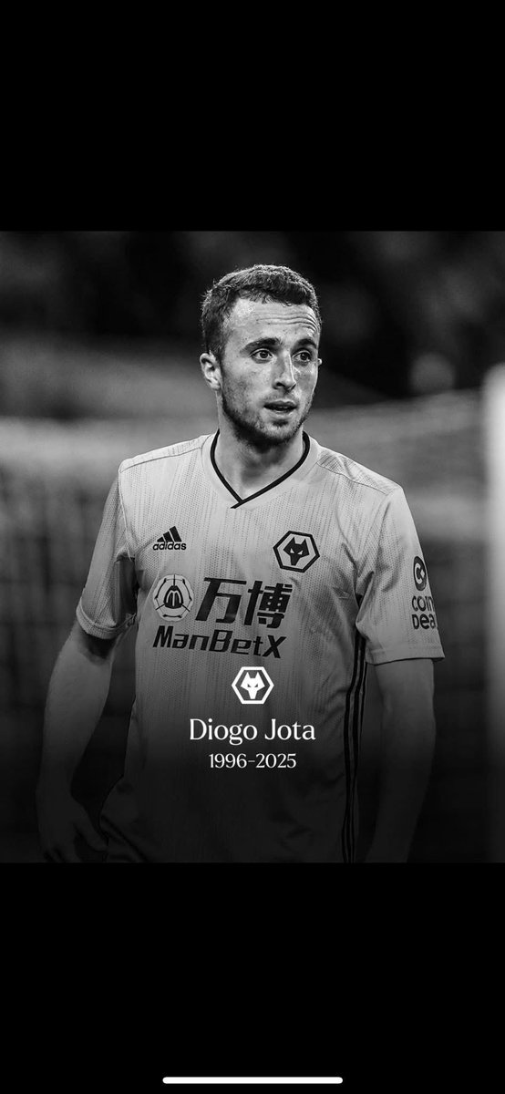 RIP Diogo Jota, awesome and brilliant for Wolves. Such sad news and such a lovely lad. Heartfelt condolences to all his family 💙