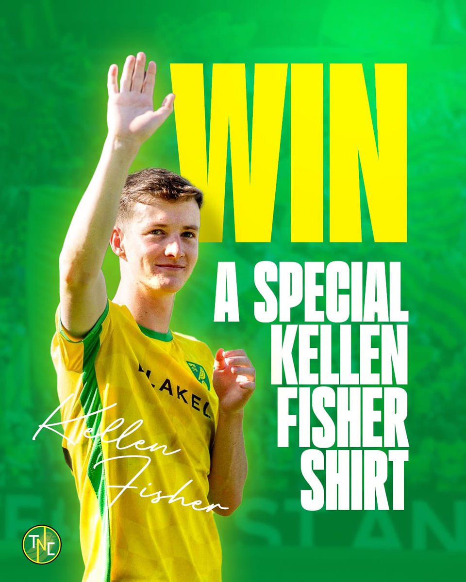 Talk Norwich City (@talknorwichcity) on Twitter photo ๐จ ๐๐ผ๐๐๐ผ๐๐๐๐พ ๐๐๐๐๐๐ shirt compโผ๏ธ
You can WIN a special <a href="/Kellen11Fisher/">Kellen Fisher</a> #NCFC shirt, as heโs kindly agreed to gift a lucky supporter:
๐ Norwich City shirt
๐ Size of your choice 
๐ฌ Personalised message + signed  
๐ธ of Kellen with your signed shirt 
To enter, ๐จ ๐๐ผ๐๐๐ผ๐๐๐๐พ ๐๐๐๐๐๐ shirt compโผ๏ธ
You can WIN a special <a href="/Kellen11Fisher/">Kellen Fisher</a> #NCFC shirt, as heโs kindly agreed to gift a lucky supporter:
๐ Norwich City shirt
๐ Size of your choice 
๐ฌ Personalised message + signed  
๐ธ of Kellen with your signed shirt 
To enter,