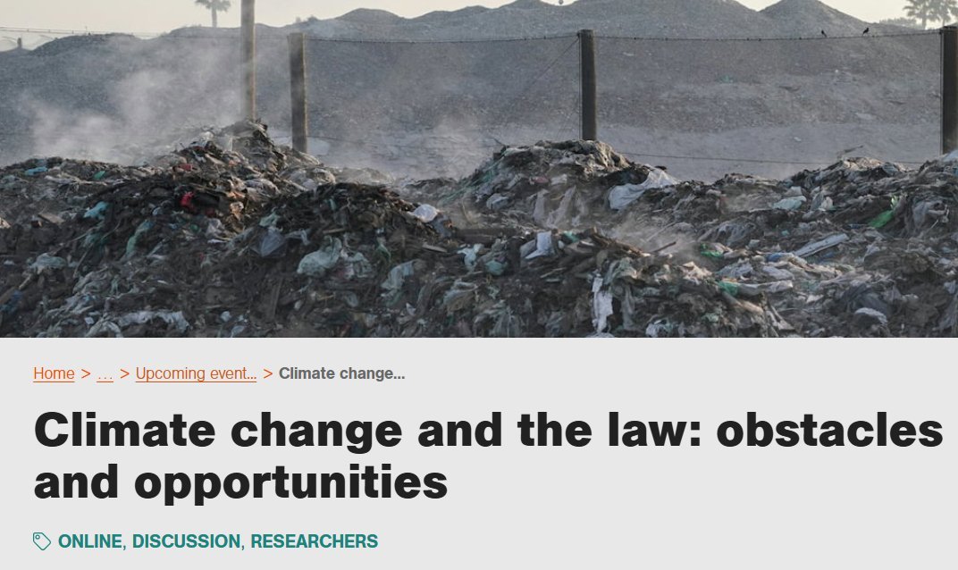 ClimateGeog's tweet image. Don't miss this event coming up at 1pm on the 9th of July
𝐂𝐥𝐢𝐦𝐚𝐭𝐞 𝐜𝐡𝐚𝐧𝐠𝐞 𝐚𝐧𝐝 𝐭𝐡𝐞 𝐥𝐚𝐰: 𝐨𝐛𝐬𝐭𝐚𝐜𝐥𝐞𝐬 𝐚𝐧𝐝 𝐨𝐩𝐩𝐨𝐫𝐭𝐮𝐧𝐢𝐭𝐢𝐞𝐬
We have now added an expanded lineup of stellar speakers!
More here 👇
rgs.org/events/upcomin…
