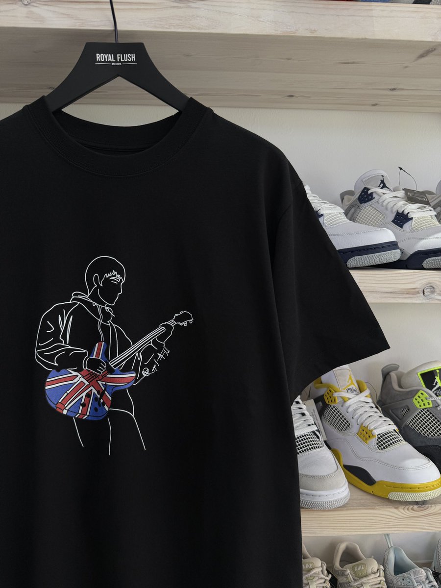 Check out our new capsule for the Oasis reunion that’s just hit the website.

This Noel Gallagher minimal piece in our relaxed fit is just 😘👌🏻

royalflushdesigns.co.uk/products/noel-…