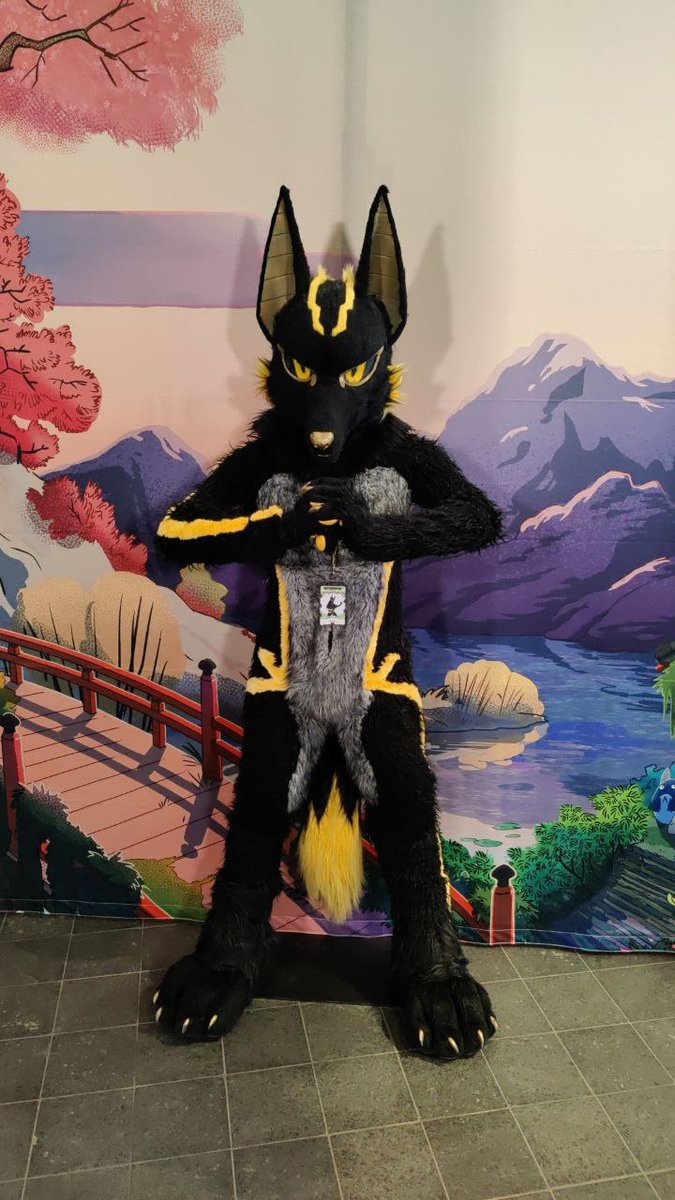 AnubisFurdance's tweet image. Let me show you just how hot I am.

#NFC #NordicFuzzVon #fursuitfriday #furryfriday #thermalcamera