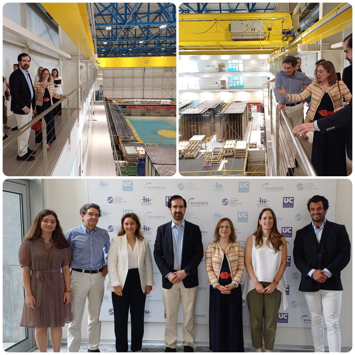 Amparo López Senovilla (@ls_amparo) on Twitter photo 📍Iniciamos viaje a #Santander #Cantabria, polo de innovación en energías marinas.
🌊Visita instalaciones <a href="/IHCantabria/">IHCantabria</a>, pioneros en el estudio del medio marino con ➕120 proyectos internacionales.
Colaboración Universidad-Administraciones para proyectar nuestro talento al mundo 📍Iniciamos viaje a #Santander #Cantabria, polo de innovación en energías marinas.
🌊Visita instalaciones <a href="/IHCantabria/">IHCantabria</a>, pioneros en el estudio del medio marino con ➕120 proyectos internacionales.
Colaboración Universidad-Administraciones para proyectar nuestro talento al mundo