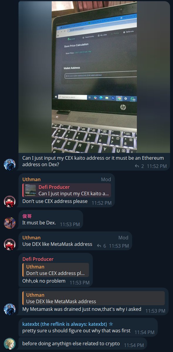 ***SCAM WARNING***

not want to lose your money?

here some tips that can help you:

> wallet drained = stop everything, investigate first
> treat x ads with caution (scammers buy promo slots too)
> don’t approve txs you don’t understand
> use <a href="/Rabby_io/">Rabby Wallet</a> + <a href="/PocketUniverseZ/">Pocket Universe 🟣</a> +