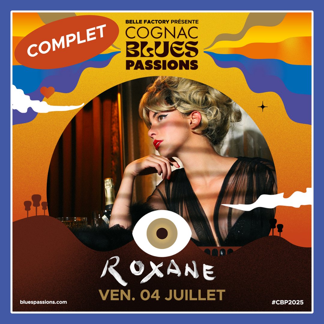 🔥On continue, le concert de Roxane affichait 𝐜𝐨𝐦𝐩𝐥𝐞𝐭 !🔥
Merci pour votre 𝐞𝐧𝐠𝐨𝐮𝐞𝐦𝐞𝐧𝐭 💛
🎷 Le 𝐟𝐞𝐬𝐭𝐢𝐯𝐚𝐥 𝐜𝐨𝐧𝐭𝐢𝐧𝐮𝐞 ! On vous attend nombreux !

📍 Infos et billetterie sur bluespassions.com/infos-pratique…