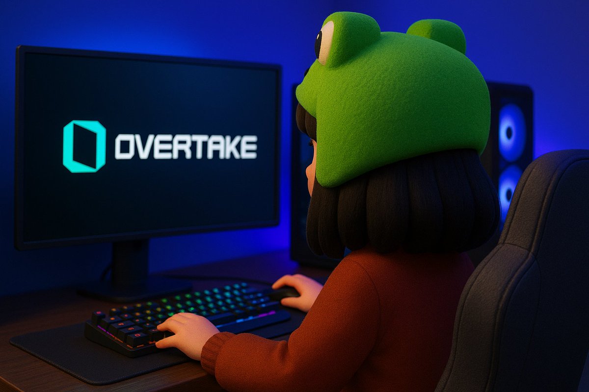 I’m literally bullish on <a href="/overtake_world/">OVERTAKE</a>  and it’s not just because the games are 🔥

It’s the whole ecosystem.
You play, you trade, you level up your onchain gamer rep. And now with $TAKE, the value loop just got real 👀
It’s not just a token. It’s how the whole platform moves: