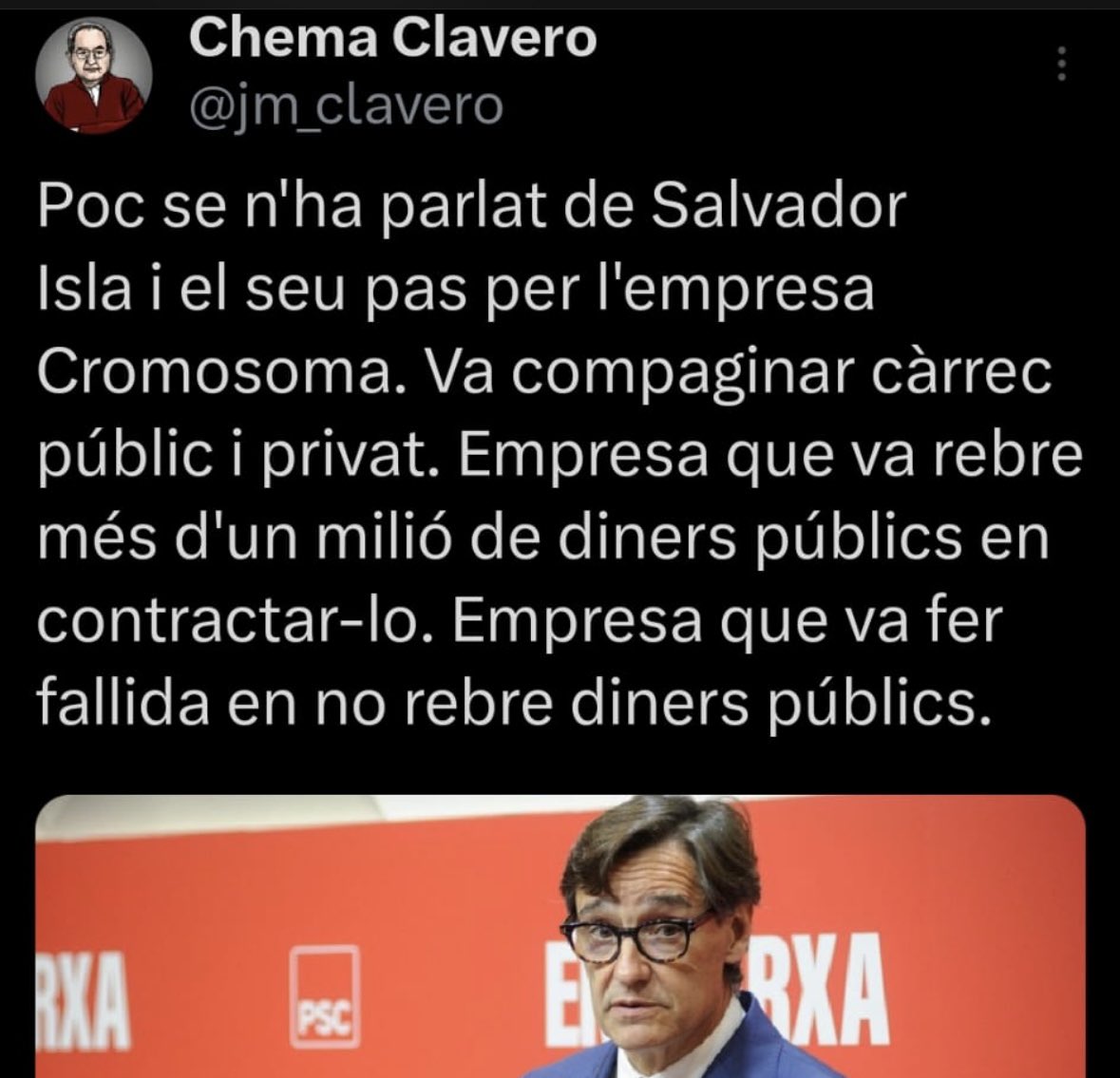 Mes o menys com Carlos Colinadelmonte i la seva dona a la Diputació.