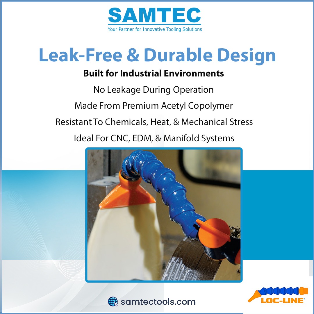 SamtecTool's tweet image. Upgrade with the Loc-Line® Mirror Kit – flexible, durable, and compatible with your 1/2″ system. Perfect for precision visibility in tight spaces!.
#LocLine #MirrorKit #MachiningTools #PrecisionWork #SAMTECTools #CNCPrecision #carbide #machining #instamachinist #threadingmachine