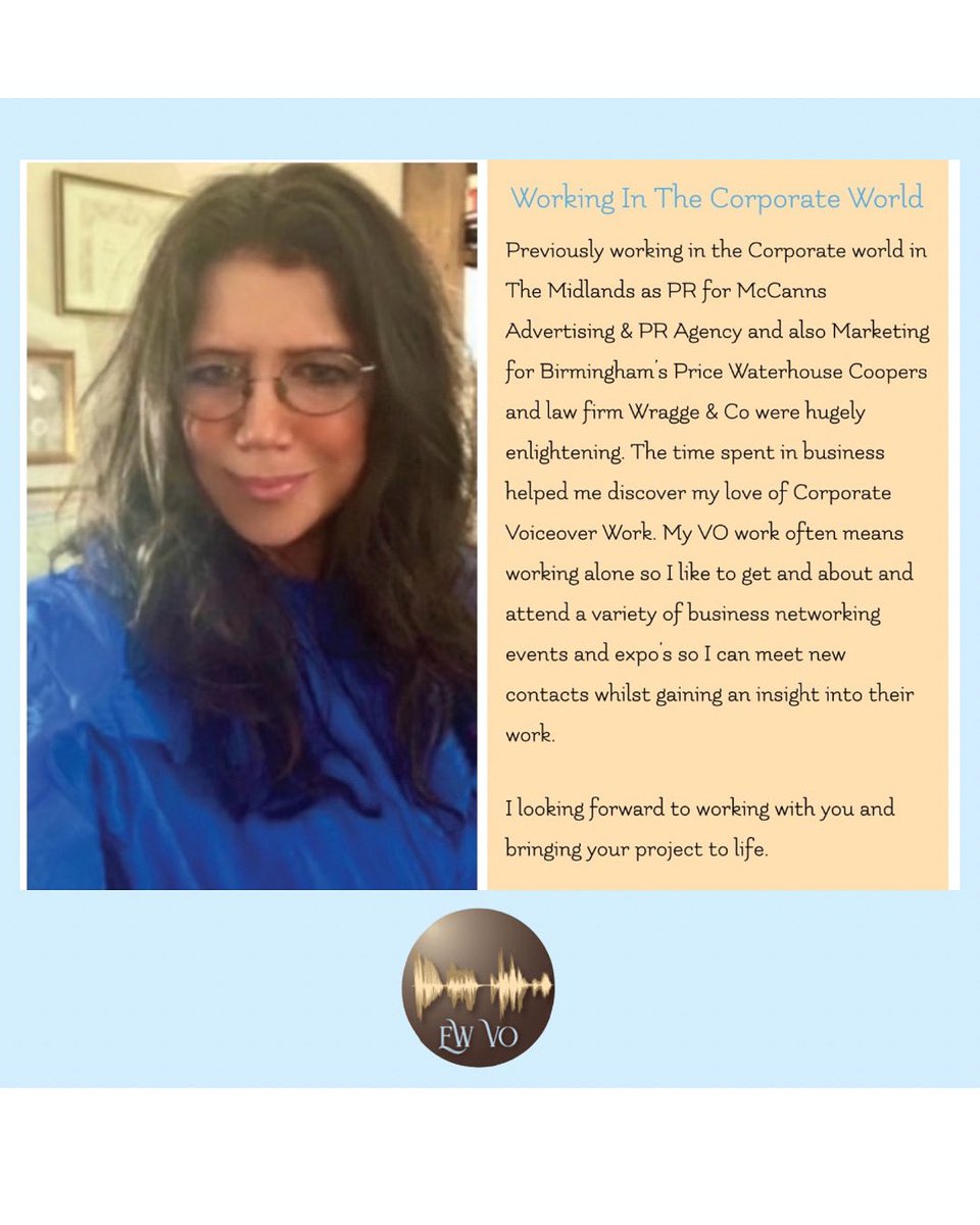 Getting to know me. My past work in the Corporate Sector