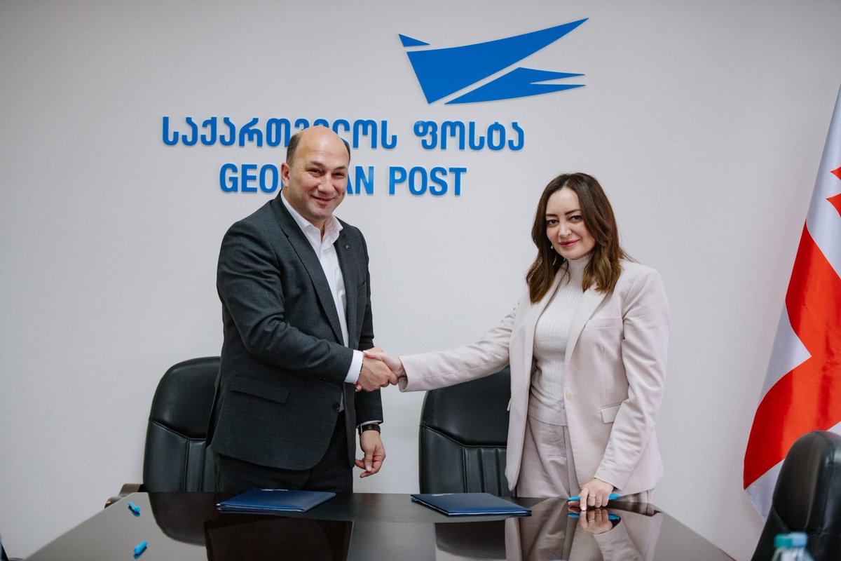 📬 Georgian Post and Armenia’s HayPost CJSC have signed a Memorandum of Understanding to boost regional postal cooperation and enhance cross-border services. A strong step toward better connectivity and collaboration in the South Caucasus! 🇬🇪🤝🇦🇲 #PostalPartnership