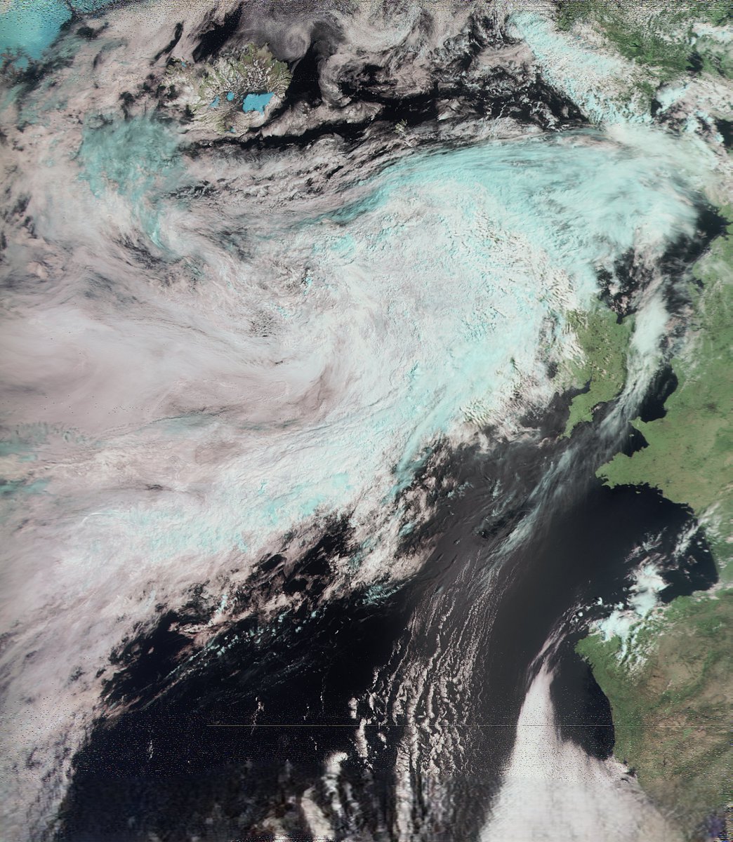 Low west pass of the meteor MN 2-3 hrpt  this afternoon 04-07-2025