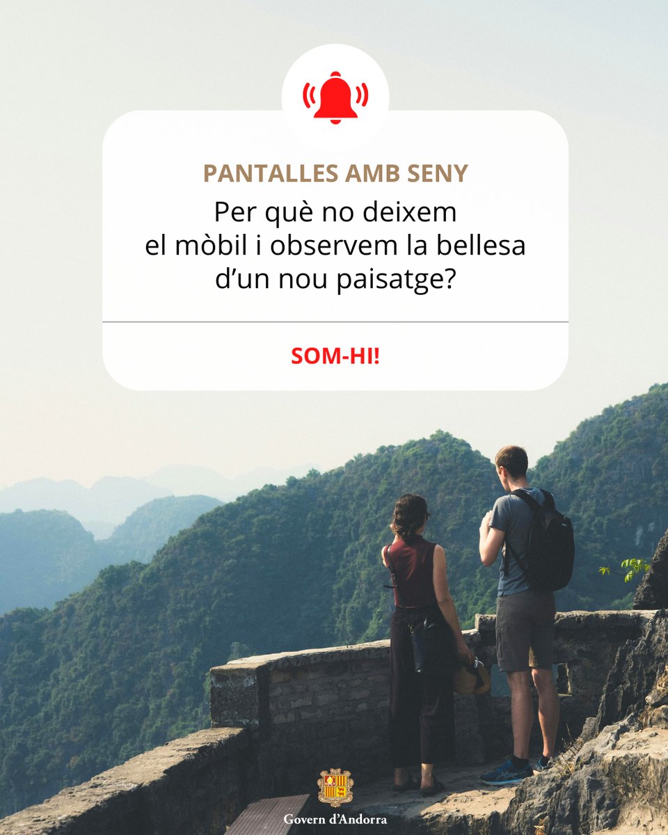 Cada lloc té una bellesa única, però només la descobriràs realment si aixeques els ulls de la pantalla. 👀
☀️ Aquest estiu... respirem profundament i observem el que ens envolta!

 #pantallesambseny