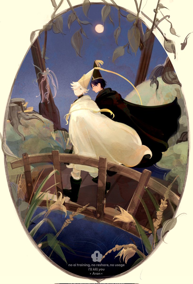 night walk 
#Δ帽子  #witchhatatelier