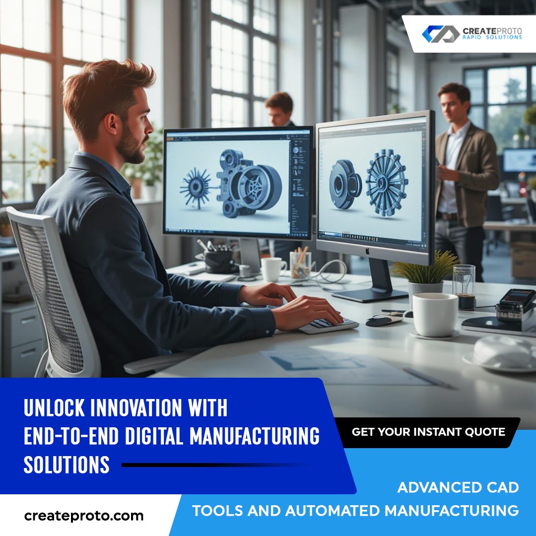 createproto's tweet image. CreateProto guides your concept through ideation, CAD design, prototyping, validation, and commercialization, streamlining each phase with fast, feedback-driven iterations.

Visit: createproto.com/engineering/pr…

#ProductDevelopment #ConceptToMarket #Createproto #DigitalManufacturing