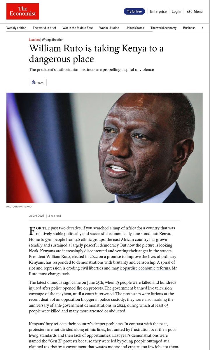 An article written by people they can't threaten, abduct, censor or kill.

#TukoKadi