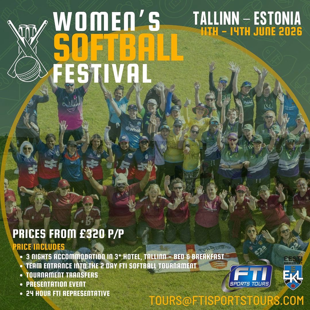 2026 women’s soft ball cricket festivals - booking up very quickly.
DM us for info