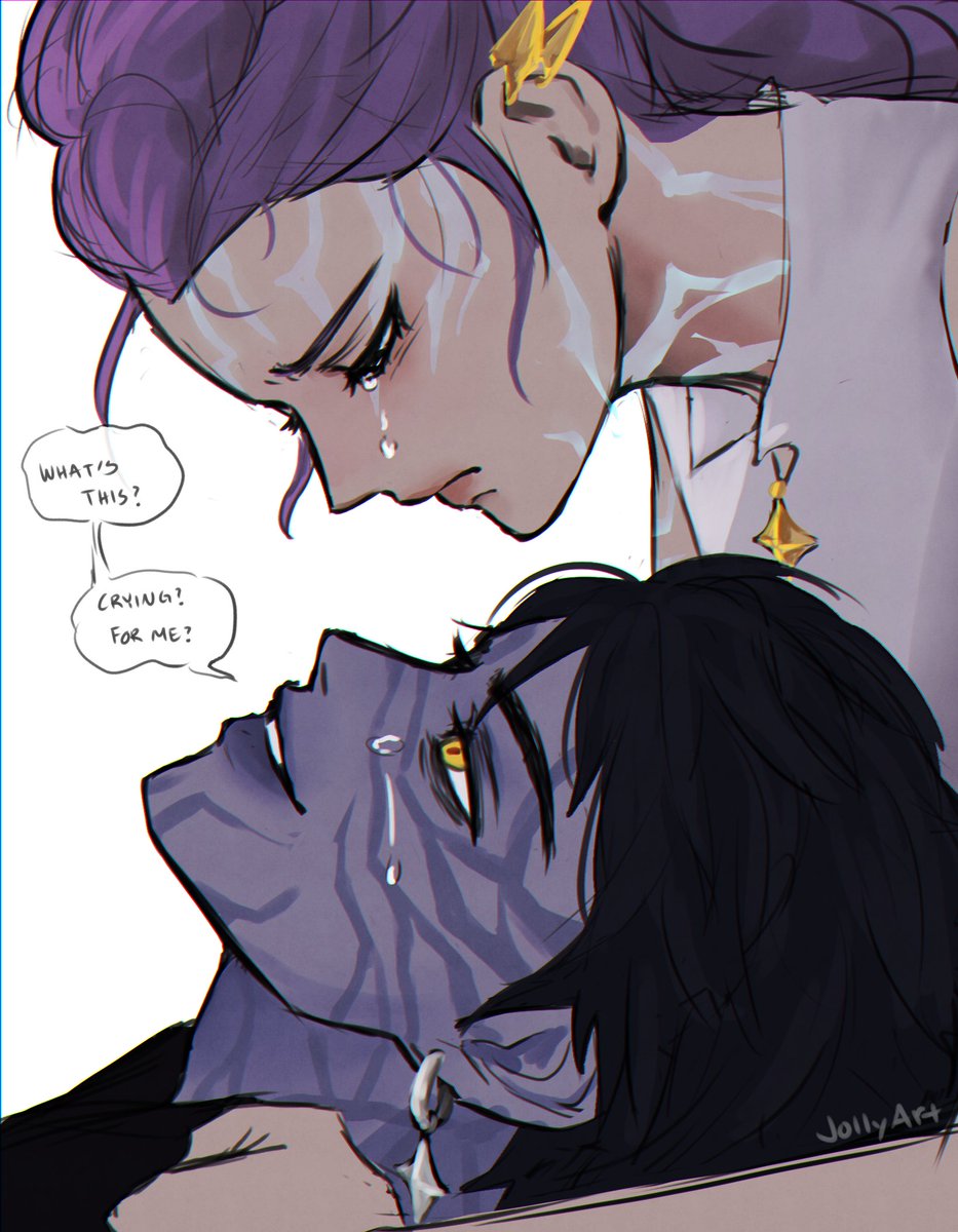 JollyfArts's tweet image. I get that his sacrifice was necessary for his character but I just need a better closure. #KPOPDEMONHUNTERS #rujinu