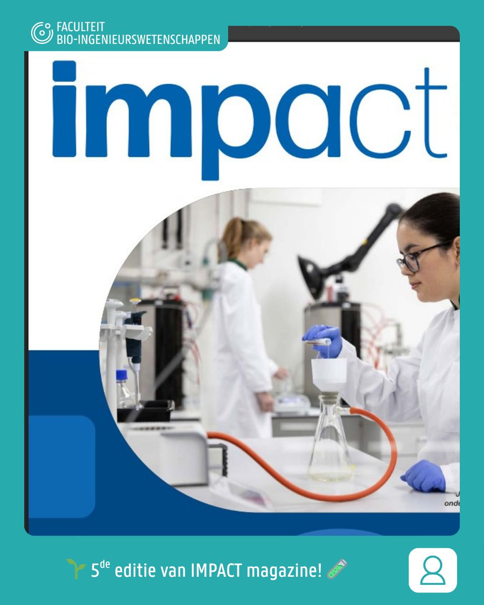 FbwUGent's tweet image. 🌱 5de editie van IMPACT magazine! 🧪
In de nieuwe editie van IMPACT ontdek je hoe onderzoekers van onze faculteit – in nauwe samenwerking met partners als Aquafin, Inagro en Flanders’ FOOD – volop inzetten op innovatie in de bio-economie.
📘research-impact.eu/wp-content/upl…