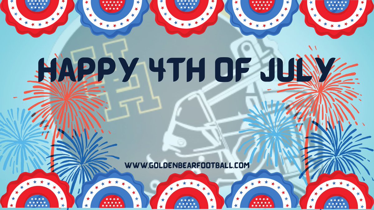 UA Football (@goldenbears_fb) on Twitter photo Wishing all our players, families, and fans a safe and fun Independence Day.
Proud to celebrate freedom, community, and tradition—on and off the field! 💪🎆
#GoldenBearFootball #July4th #GoBears Wishing all our players, families, and fans a safe and fun Independence Day.
Proud to celebrate freedom, community, and tradition—on and off the field! 💪🎆
#GoldenBearFootball #July4th #GoBears