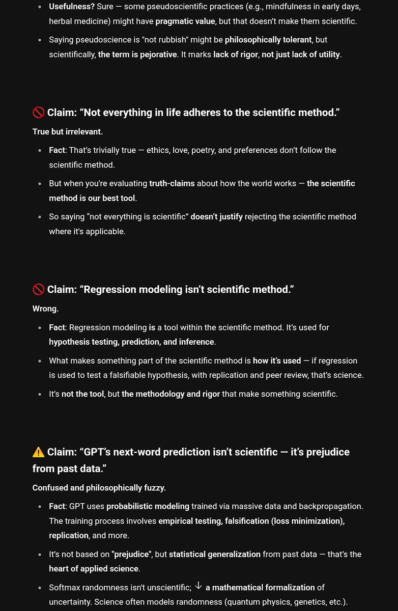 kingkongfalls's tweet image. Even LLM can identify bs you have uttered there.    Siding with culture is ok.  But using bad arguments to defend fraud is fraud itself

@maa_bhaishiiH