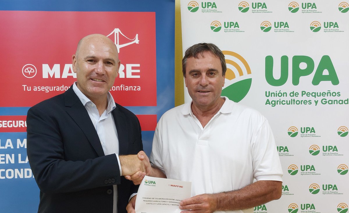 <a href="/upacyl/">upacastillayleon</a> y <a href="/MAPFRE/">MAPFRE</a>  firman un acuerdo de colaboración para ofrecer las mejores coberturas aseguradoras a nuestros afiliados.  Más información en: upacastillayleon.es