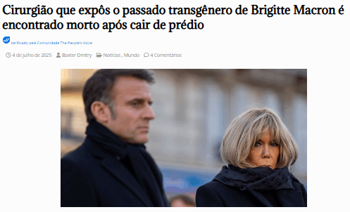 tomcrypto_web3's tweet photo. O Dr. François Faivre, um cirurgião parisiense de 58 anos que confirmou aos investigadores que Brigitte Macron passou por uma cirurgia de afirmação de gênero no Hospital Americano de Paris, foi encontrado morto em 29 de junho após o que as autoridades descreveram como uma "queda terrível" de sua janela do quarto andar no 12º arrondissement de Paris.