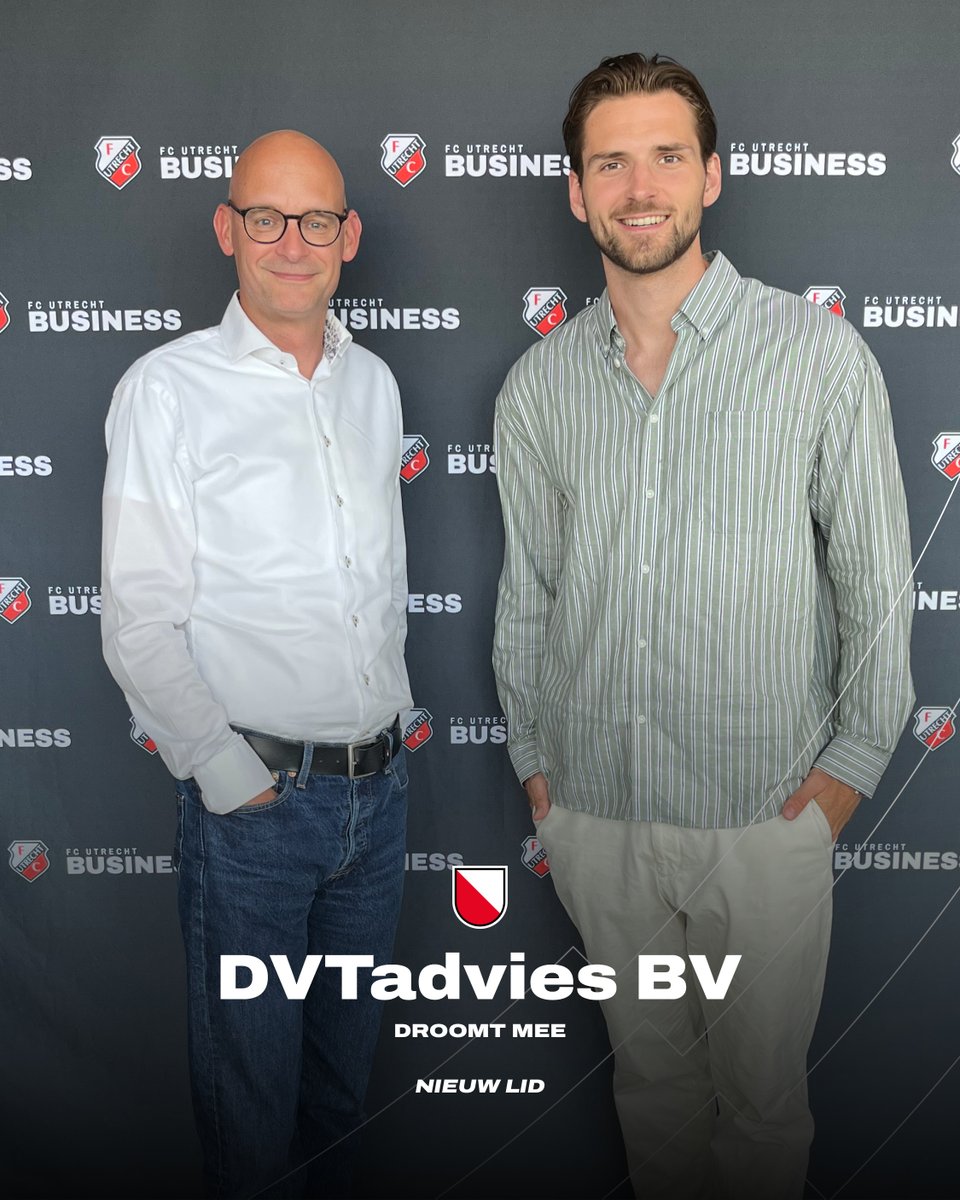✍️ DVTAdvies  sluit vanaf seizoen 2025/2026 aan bij het zakelijke netwerk van FC Utrecht. Het  bedrijf neemt plaats in de ’t Wed &amp; Waard.

#FCUtrecht #BusinessClub#Utrecht