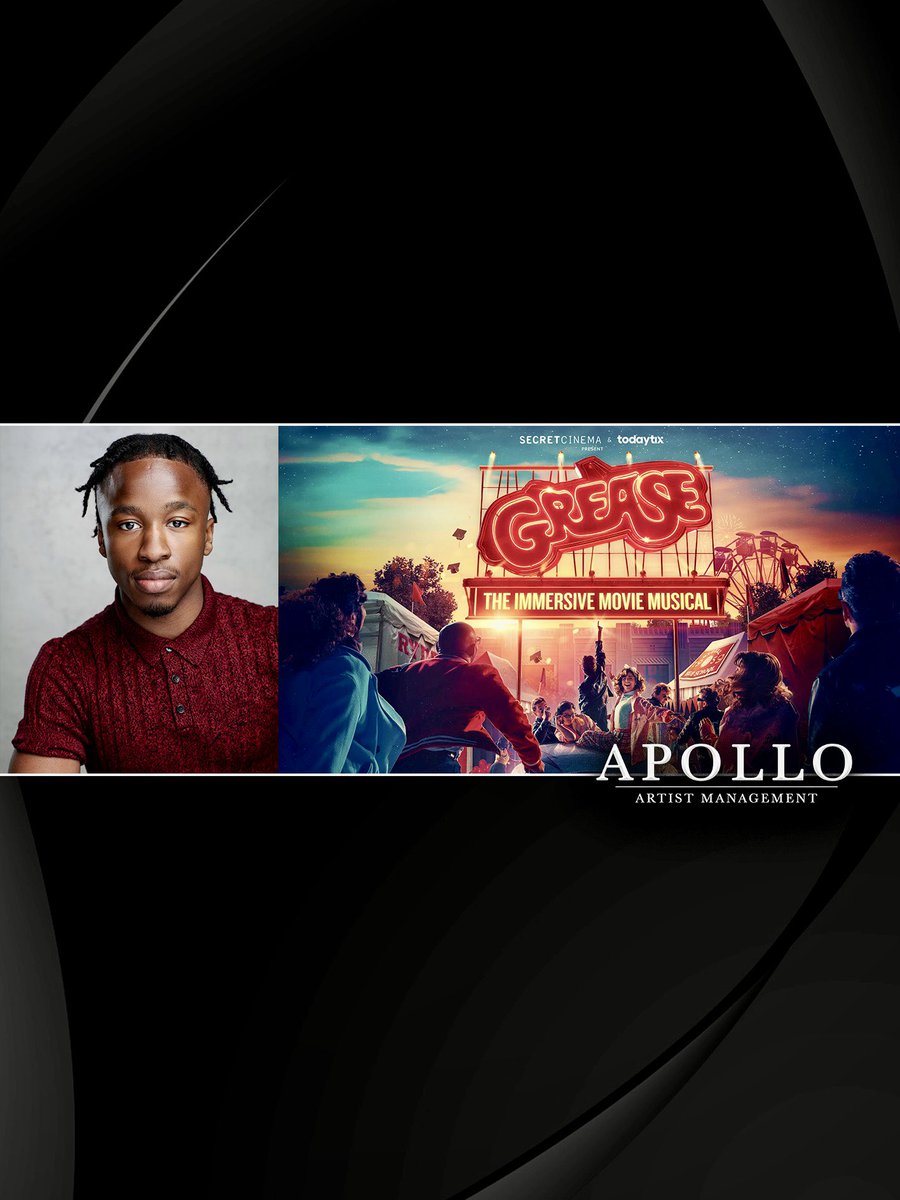 ApolloArtistMgt's tweet image. Thrilled that our Andilé Mabhena (@andile_tm_) will be playing the role of Putsie in 'Grease: The Immersive Movie Musical’ for Secret Cinema (@secretcinema)! #TeamApollo #ProudAgents #SecretCinemaGrease
Casting by Grace McInerny for Pippa Ailion CDG & Natalie Gallacher CDG