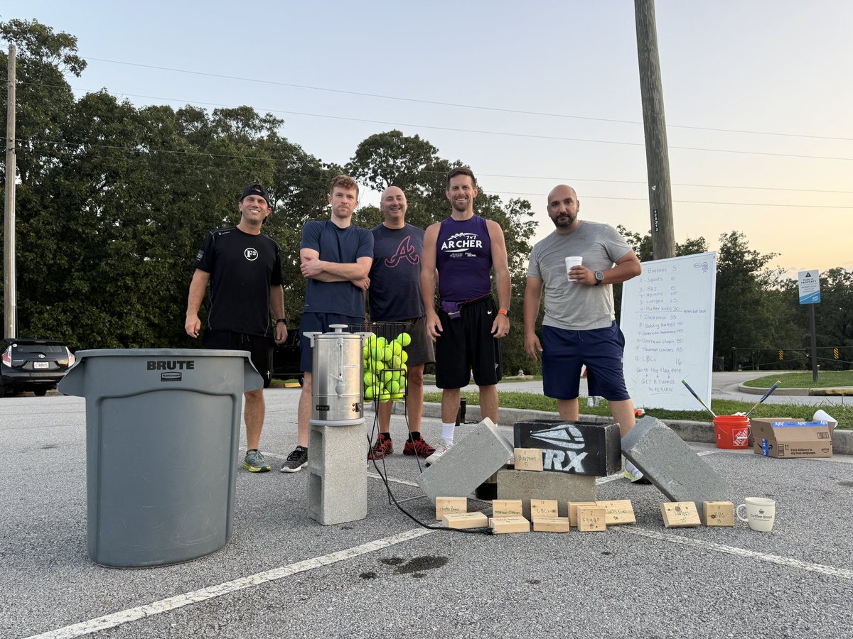 If we finished, we would have completed 1776 reps. Happy 4th!