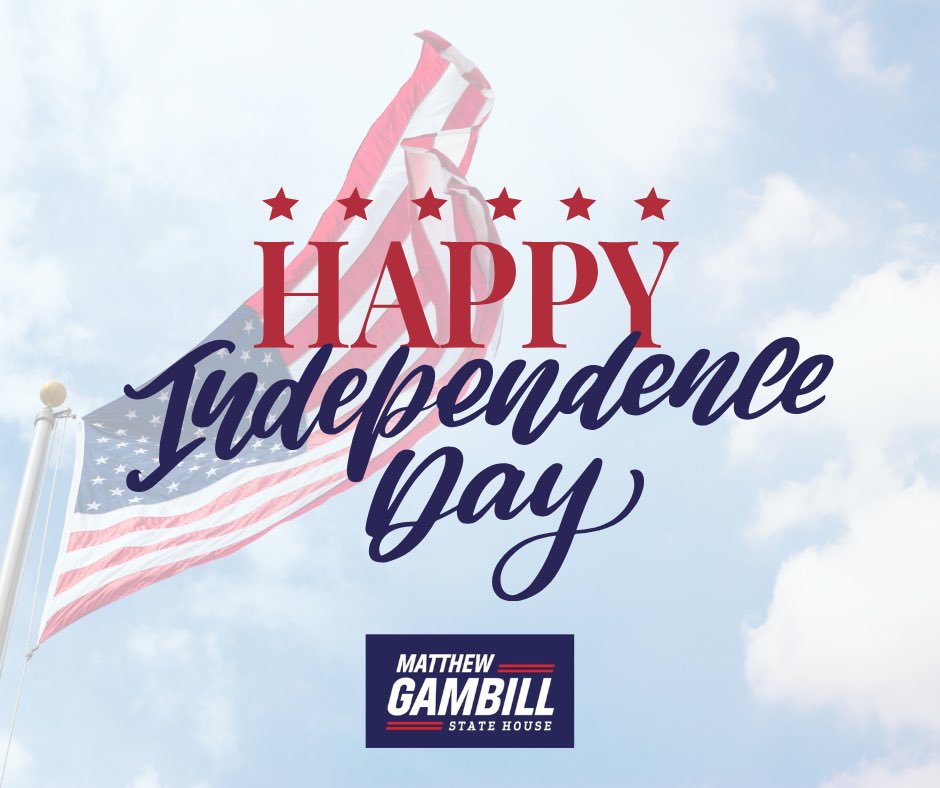 matthew_gambill's tweet image. 🇺🇸 Happy Independence Day, and may God bless the United States of America! 🎆 #July4th #FreedomRings #AmericaFirst