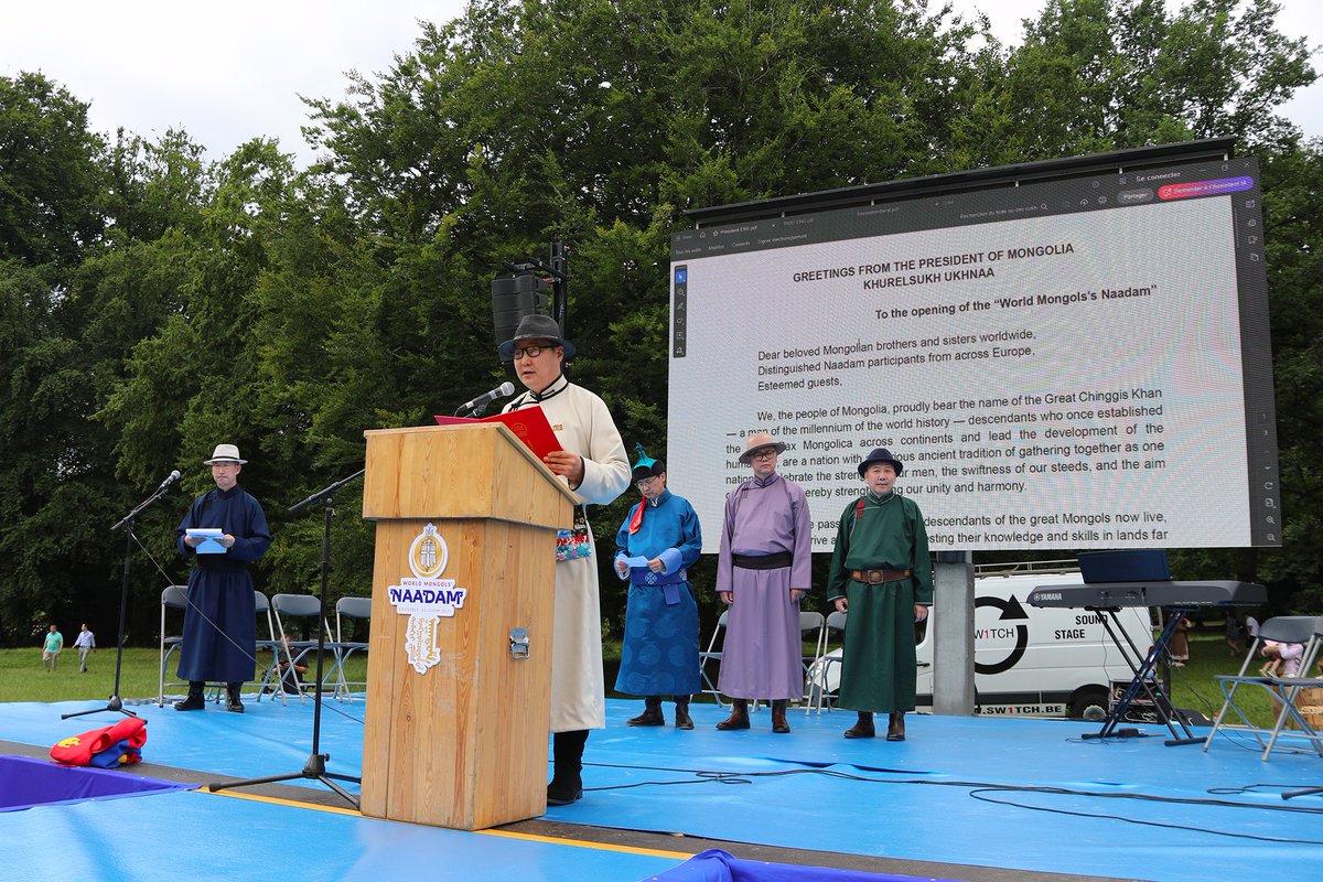 "ДЭЛХИЙН МОНГОЛЧУУДЫН НААДАМ" БОЛЛОО
Монгол Улсын Ерөнхийлөгчийн ивээл дор "ДЭЛХИЙН МОНГОЛЧУУДЫН АНХДУГААР НААДАМ" Бельгийн Хаант Улсын Брюссель хотноо 2025 оны 6 дугаар сарын 28-ны өдөр амжилттай зохион байгуулагдлаа.
🇲🇳 mn.embassyofmongolia.co.uk/5855