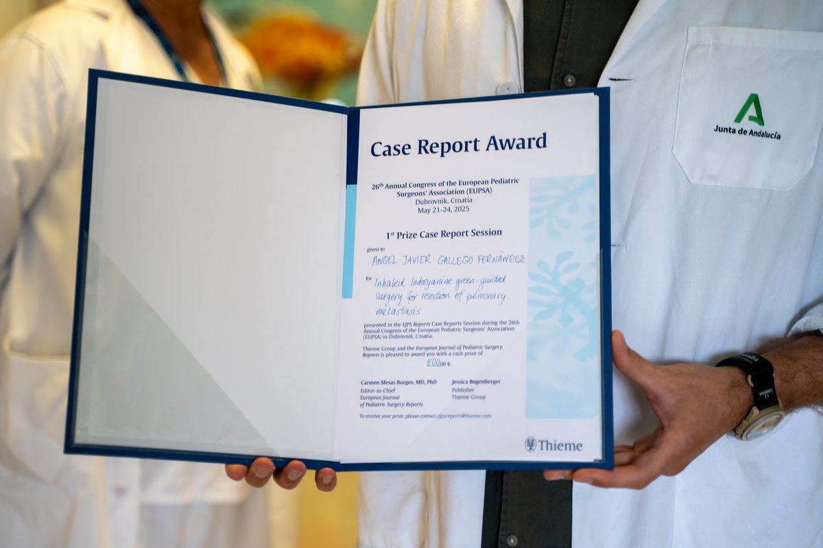 🔝Enhorabuena al equipo de Cirugía Pediátrica por esta distinción europea que muestra el compromiso por la innovación y la excelencia del 🏥
huvn.es/noticias/el-ho…