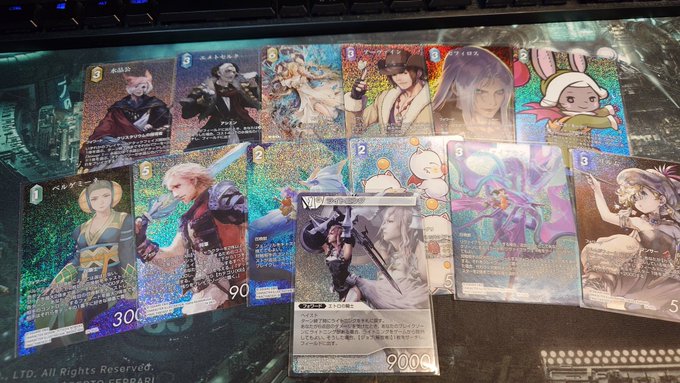 ファイナルファンタジー FF16 プレイマット FFTCG 大会上位賞 FFTCG』シリーズキャラが集合したプレイマットや新作スリーブが