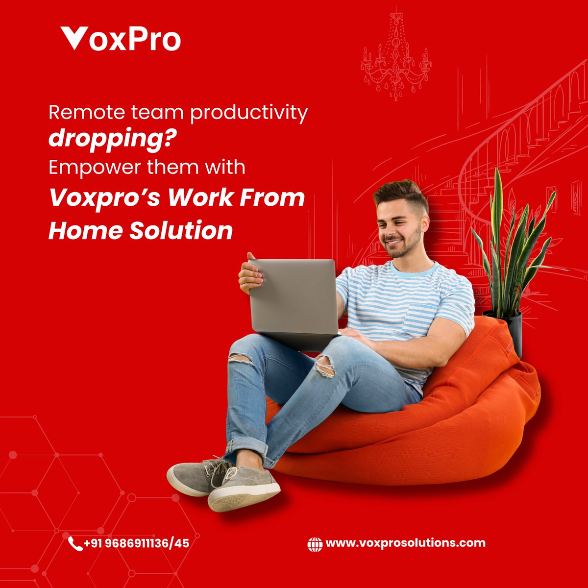 VoxPro_'s tweet image. Remote teams need robust systems.
Voxpro’s Work From Home Solution powers your distributed workforce with secure, professional, and trackable communication – wherever they are.

📞 +91 9686911136 / 45
🌐 voxprosolutions.com

#voxprosolutions #cloudtelephonyservice