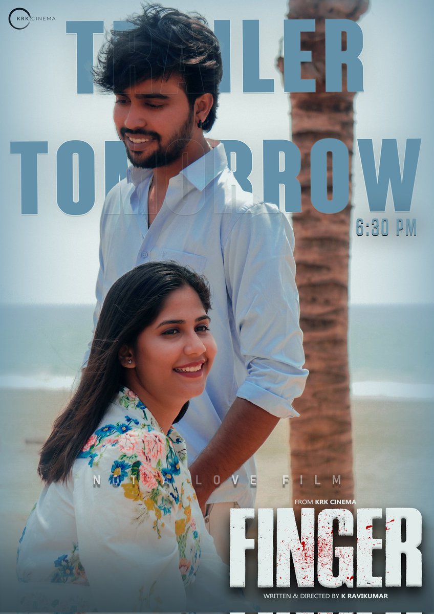 KRKC_official's tweet photo. "It starts with a smile. But it's not a love film."
#Finger – Trailer Tomorrow 6:30 PM

#FingerTrailer #FingerFilm #KRKCinema https://t.co/B128GdykWK