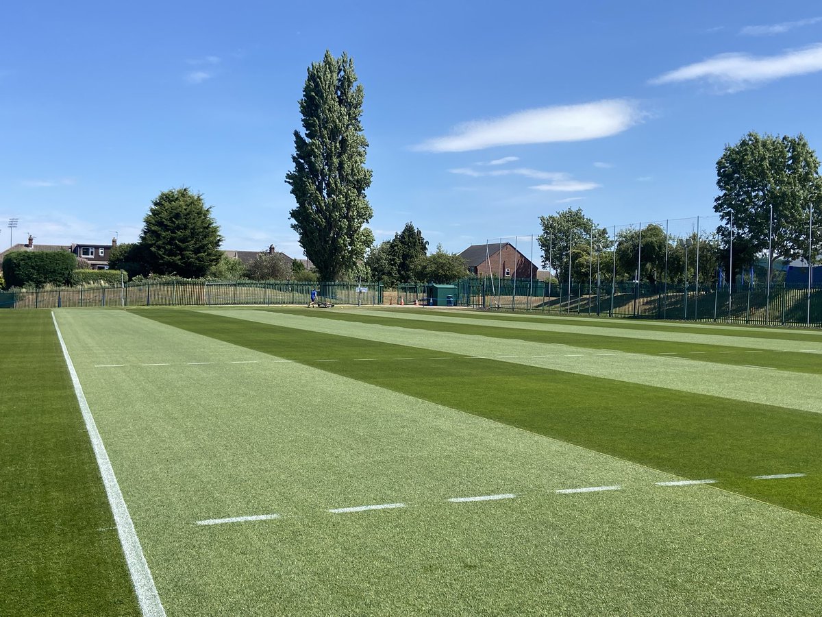 2weeks until the new season starts ⚽️ Belvoir Drive is coming along nicely 🌱🌱🌱